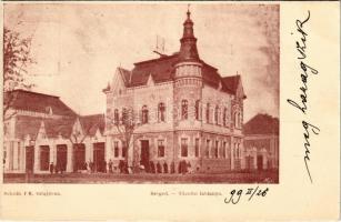 1899 (Vorläufer) Szeged, Tűzoltó laktanya. Schulh tulajdona