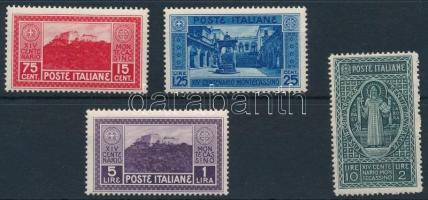 1929 Monte Cassino értékek, Monte Cassino stamps Mi 318, 320-324