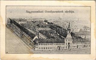 Nagyszombat, Trnava; Orsolya szűzek zárdája / nunnery (fl)