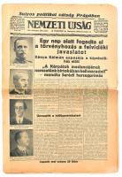 1938 Nemzeti Ujság XX. évf. 258. sz., 1938. nov. 13., kisebb sérülésekkel, 16 p.