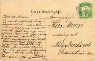 1911 Pancsova, Pancevo; Maria-Theresiengasse / Mária Terézia utca, Poppovits Nádor és Társa, Konstan...