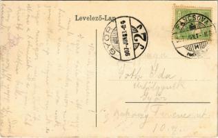 1907 Pancsova, Pancevo; Mária Terézia utca, Poppovits Nádor és Társa, Konstantinovics V. St. üzlete ...