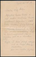 1965 Madarász Katalin 2 oldalas levele rajongójának