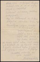 1965 Madarász Katalin 2 oldalas levele rajongójának