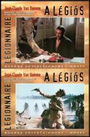 Jean-Claude Van Damme filmes vitrinképek, 5 db, 17×22 cm