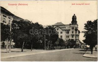 1912 Temesvár, Timisoara; Belváros, Jenő herceg tér / square