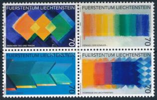 Homage to Liechtensten: contemporary art block of 4, Hódolat Liechtensteinnek: Kortárs művészet négyestömb