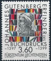 600th birth anniversary of Gutenberg stamp, Gutenberg születésének 600. évfordulója bélyeg