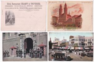 53 db főleg RÉGI képeslap vegyes minőségben, sok külföldi kevés és motívum / 53 mostly pre-1945 postcards in mixed quality, many European towns and some motives
