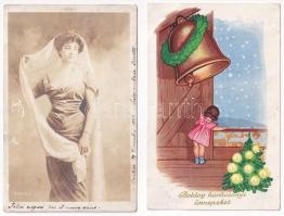 53 db főleg RÉGI képeslap vegyes minőségben, sok külföldi kevés és motívum / 53 mostly pre-1945 post...