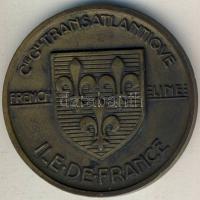 Franciaország DN "Ile de France-személyszállító gőzhajó" Br emlékérem T:2