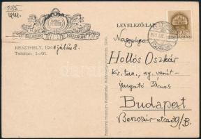 1941 Dr. Dornyay Béla (1887-1965) tanár, muzeológus, helytörténész, mint a keszthelyi Balatoni Múzeu...