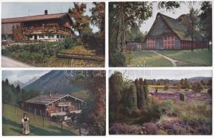 14 db RÉGI képeslap tájképekkel / 14 pre-1945 postcards with landscapes