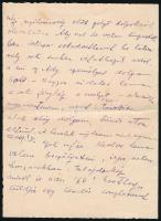 1947 Kolozsvár, Emil Isac (1886-1954) román költő saját kezű, aláírt, magyar nyelvű levele / Cluj, a...