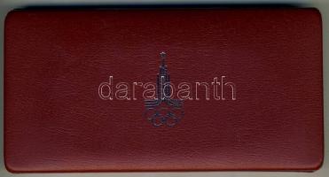 Szovjetunió 1977-80. 1R 6klf db "Olimpia" sor szettben T:1 Díszdobozban, tanúsítvánnyal!