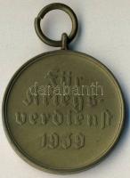 Német 3. Birodalom 1939. "Háborús szolgálatért" Br érdemérem h.k.-tel T:2