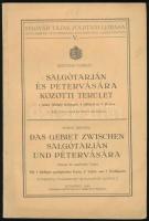 Szentes Ferenc: Salgótarján és Pétervására közötti terület. 1 földtani térképpel, 4 táblával és 7 ábrával. Magyar Tájak Földtani Leírása V. Bp., 1943. Stádium, 57+(1) p. + 4 t. (kihajtható mellékletek) + 2 p. Magyar és német nyelven. Kiadói papírkötés, kissé kopott borítóval, térképmelléklet nélkül.