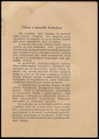 Kolbai Károly: Útmutató újgyepek magvetéses telepítéséhez. Bp., 1943., M. Kir. Földmívelésügyi Minis...