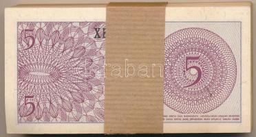 Indonézia 1964. 5s (100x) sorszámkövetők, kötegelővel T:I,I-
Indonesia 1964. 5 Sen (100x) consecuti...
