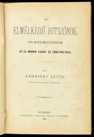 Nemeskey Andor: Az elmélkedő hitszónok. Elmélkedések az év minden vásár- és ünnepnapjára. Bp., 1876....