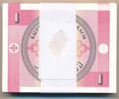 Kirgizisztán 1993. 1t (100x) sorszámkövetők, kötegelővel T:I,I-
Kyrgyzystan 1993. 1 Tyiyn (100x) co...