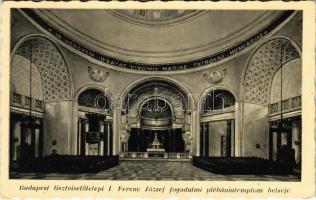 Budapest VIII. Tisztviselőtelepi I. Ferenc József fogadalmi plébániatemplom, belső (EK)