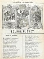 1861 A Vasárnapi Ujság teljes 1861. évi, nyolcadik évfolyama egybekötve (1.-52. sz.), egy szám hiány...