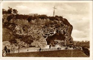 1929 Budapest XI. Lourdes-i kápolna a Gellérthegyi barlangban (EK)