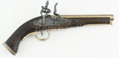 Antik pisztoly igényes gyűjtői replikája 35 cm