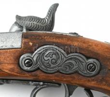 Antik kis pisztoly gyűjtő replika 23 cm