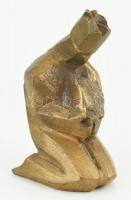 Háromkirályok. Bronz. jelzés nélkül. 3 db . 9 cm