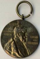 Német Birodalom/Császárság/Poroszország 1897. "I.Vilmos születésének 100. évfordulója" alkalmából kiadott aranyozott Br emlékérem T:2