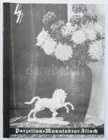 Porzelanmanufaktur zu Allach náci relikviákat is gyártó porcelángyár 1939-40-es képes árjegyzékének modern facsimile kiadása