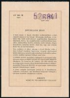 1959 Orion AT 501 M televízió használati utasítása, 14 p., fekete-fehér képekkel illusztrált, MEO ta...