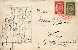 1935 Hodonín, Göding; Masarykuv podny domek / Maison natale de Masaryk / Birthplace of Tomás Garrigu...