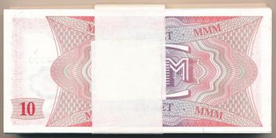 Szovjetunió / Oroszország 1989-1994. 10B "Mavrodi bankjegyek" (90x) sorszámkövetők T:I,I- ...