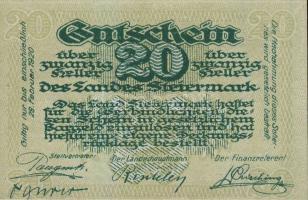 Ausztria/Szövetségi Államok/Steiermark 1919.10.17. 10H, 20H, 50H komplett sor! T:I