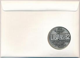 Liechtenstein 1982. "10. liechtensteini bélyegkiállítás Vaduzban" ezüstpatinázott fém emlé...