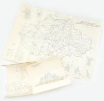 Veszprém, Baranya és Szabolcs-Szatmár megye közúti térképe, a közúti igazgatóságok kiadásai, 1:400 000, 1:200 000, hajtottak, 30x40 cm, 57x82 cm