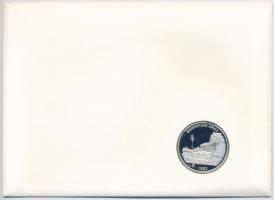 Svájc 1982. "100 éves a Züri-villamos 1882-1892" jelzett Ag emlékérem, érmés borítékban, b...