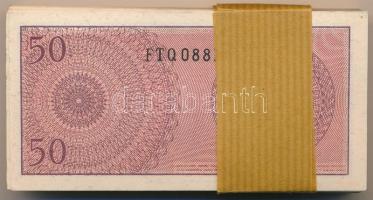 Indonézia 1964. 50s (100x) sorszámkövetők, kötegelővel T:I,I-
Indonesia 1964. 50 Sen (100x) consecu...