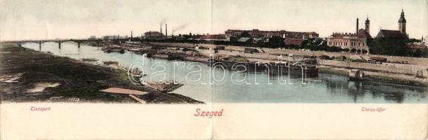 Szeged Tisza part panoráma lap