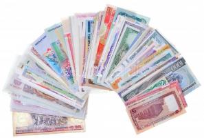 Vegyes ~150db-os külföldi bankjegytétel a világ minden tájáról T:I-III
Mixed ~150pcs foreign bankno...