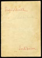 Erdős Renée: Emlékeim. Fényképekkel illusztrált, ceruzás bejegyzéssel a borítón. Bp., Révai, 1931. F...