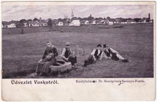 Kisvaskút, Vaskút, Eisenhüttl (Kukmér, Kukmirn); Királyhelmeci Dr. Szentpéteri Savanyúvíz forrás / mineral water spring / Quelle (fl)