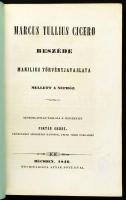 Marcus Tullius Cicero beszéde Manilius törvényjavaslata mellett a néphöz. A jegyzeteket írta: Pintér Endre. Bécs, k.n., 1846. Színes papírkötésben.