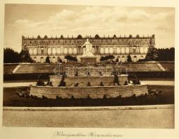 cca 1910 Herrenchiemsee királyi kastély fényképei albumban. A. Zerle kiadása, München. Aranyozott papírkötésben. A fotók mérete kb. 13x18 cm.
