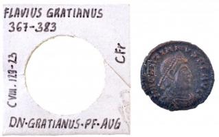 Római Birodalom / Siscia / Gratianus 367-375. AE3 Br (2,71g) T:2 / Roman Empire / Siscia / Gratian 367-375. AE3 Br DN GRATIANVS PF AVG / GLORIA RO-MANORVM - M - * P - GammaSISC (2,71g) C:XF RIC IX Siscia 14c, type xvi