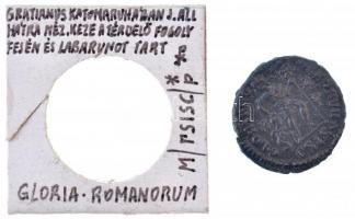 Római Birodalom / Siscia / Gratianus 367-375. AE3 Br (2,71g) T:2 / Roman Empire / Siscia / Gratian 3...