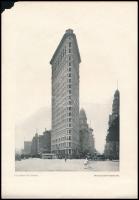 cca 1900-1910 New York City Wonder Views and Panoramic Scenes / New York-i látképek, album fekete-fe...